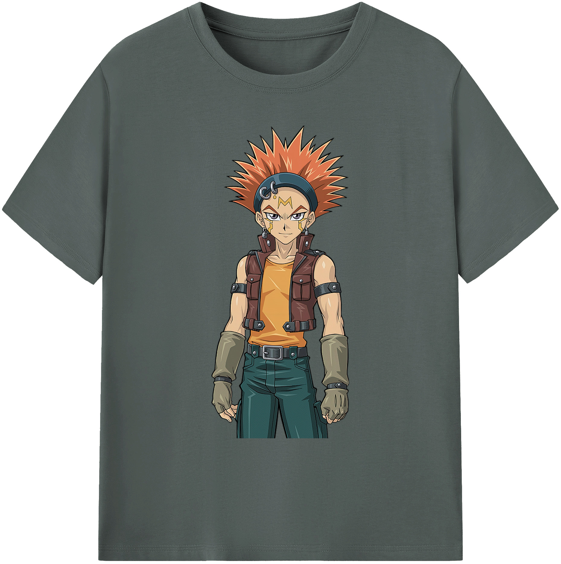 （画像用） 遊☆戯☆王 Yu-Gi-Oh! 綿100％ メンズ半袖Tシャツ｜肌触りやわらか＆通気性